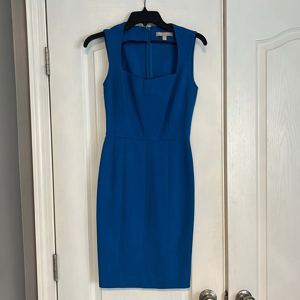 Turquoise dress from Banana Republic